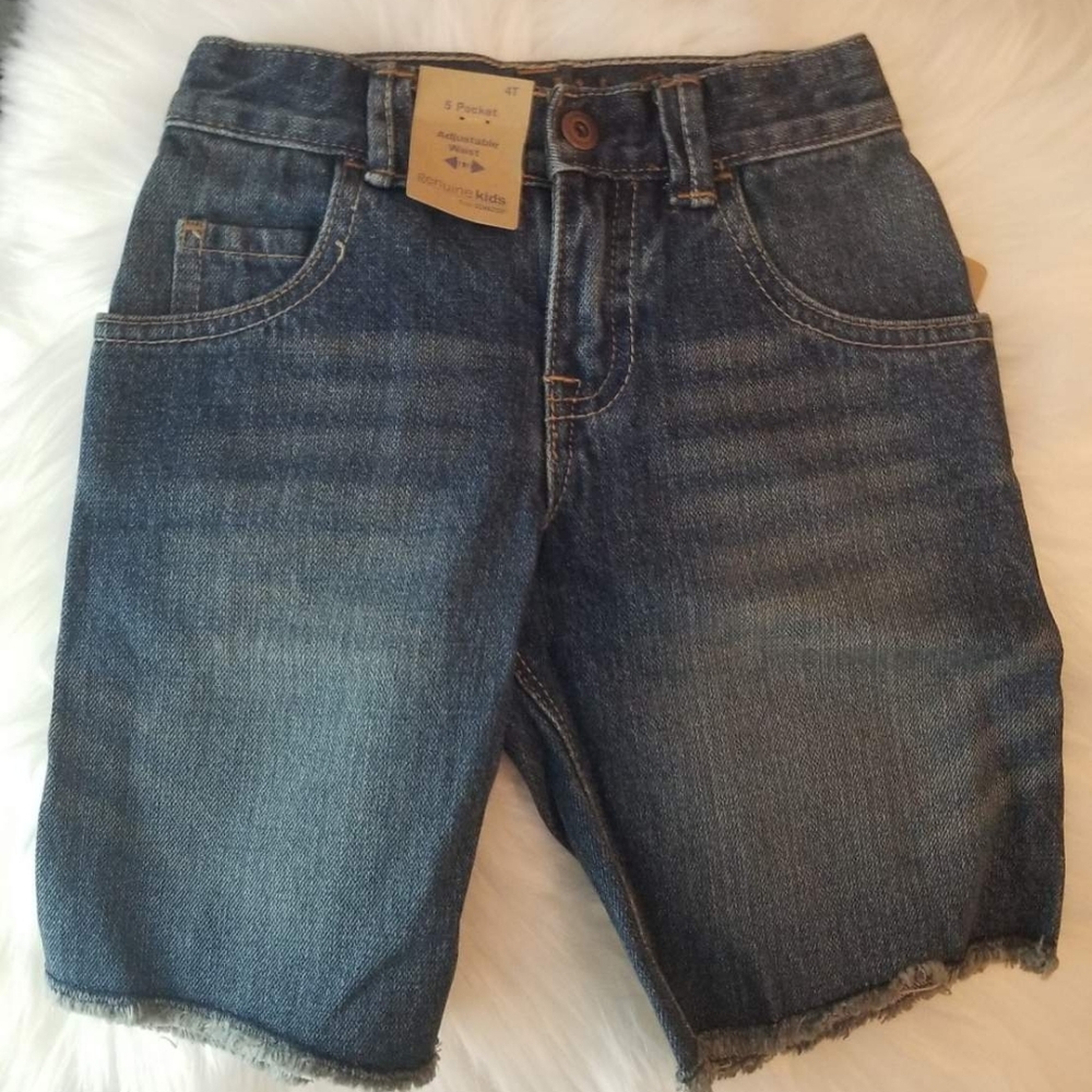 Genuine Kids By Oshkosh Cutoff Blue Jean Shorts • Size 4T